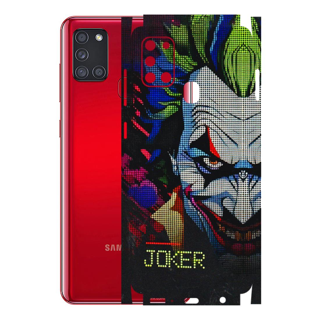 Samsung A/S Series Phone Skins (All Models) - Joker Dot Matrix - 3D Embossed Finish (L-08) Samsung Galaxy A21S