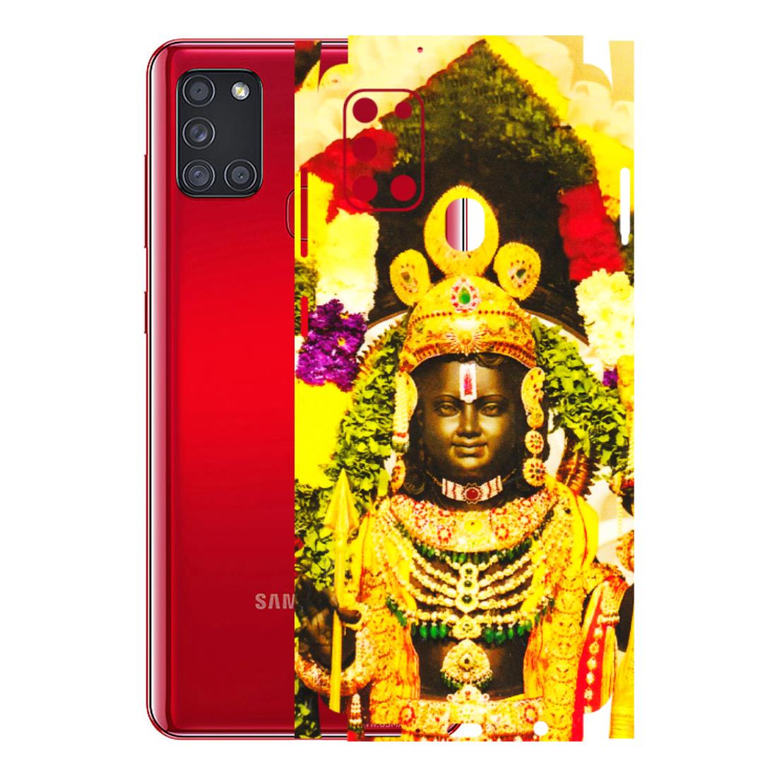 Samsung A/S Series Phone Skins (All Models) - Ram Lalla Ayodhya - 3D Embossed Finish (L-103) Samsung Galaxy A21S
