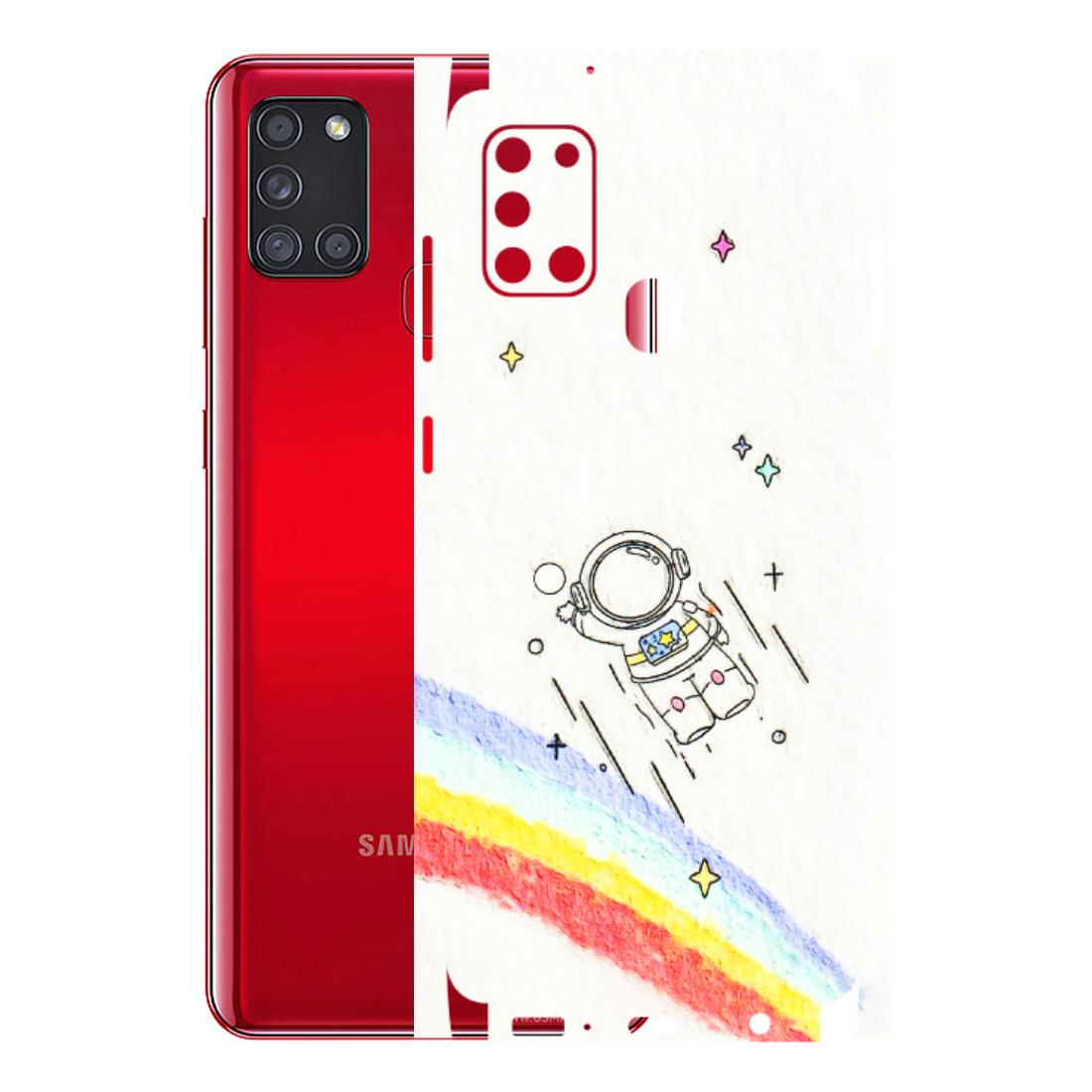 Samsung A/S Series Phone Skins (All Models) - Milkyway Astronaut - 3D Embossed Finish (L-110) Samsung Galaxy A21S