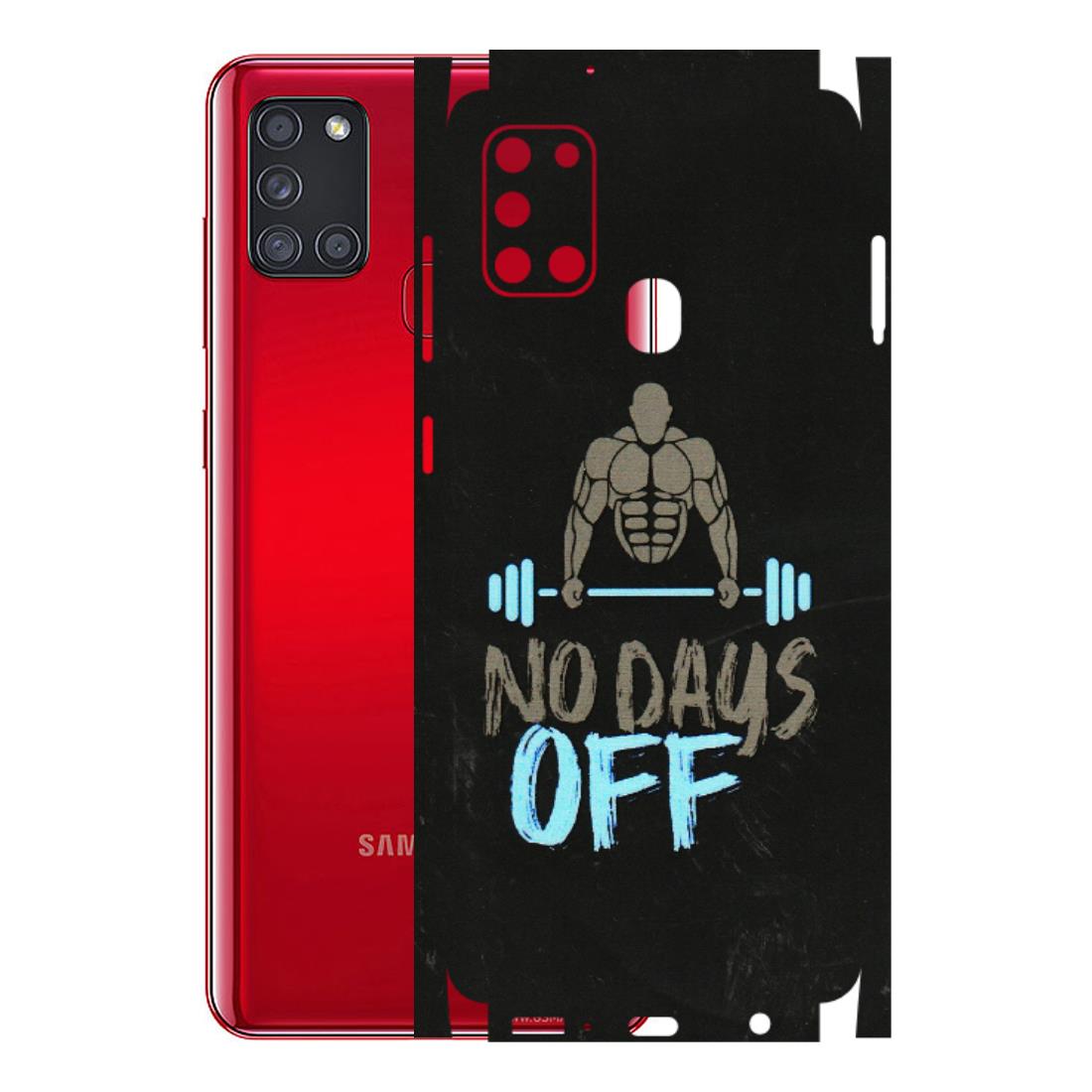 Samsung A/S Series Phone Skins (All Models) - Gym Lover - 3D Embossed Finish (L-127) Samsung Galaxy A21S