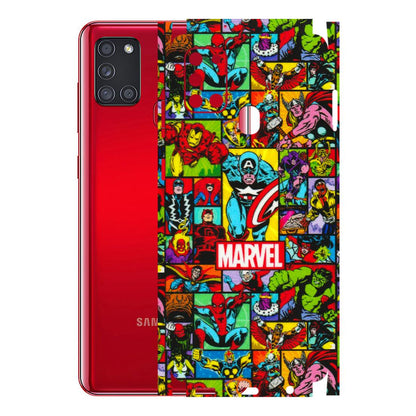 Samsung A/S Series Phone Skins (All Models) - MARVELOUS Comic Characters - 3D Embossed Finish (L-129) Samsung Galaxy A21S