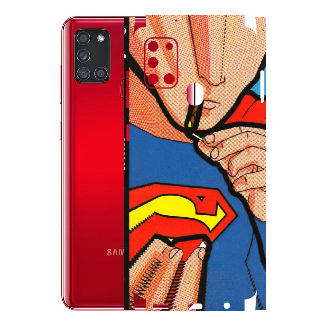 Samsung A/S Series Phone Skins (All Models) - Superman Sutta - 3D Embossed Finish (L-130) Samsung Galaxy A21S