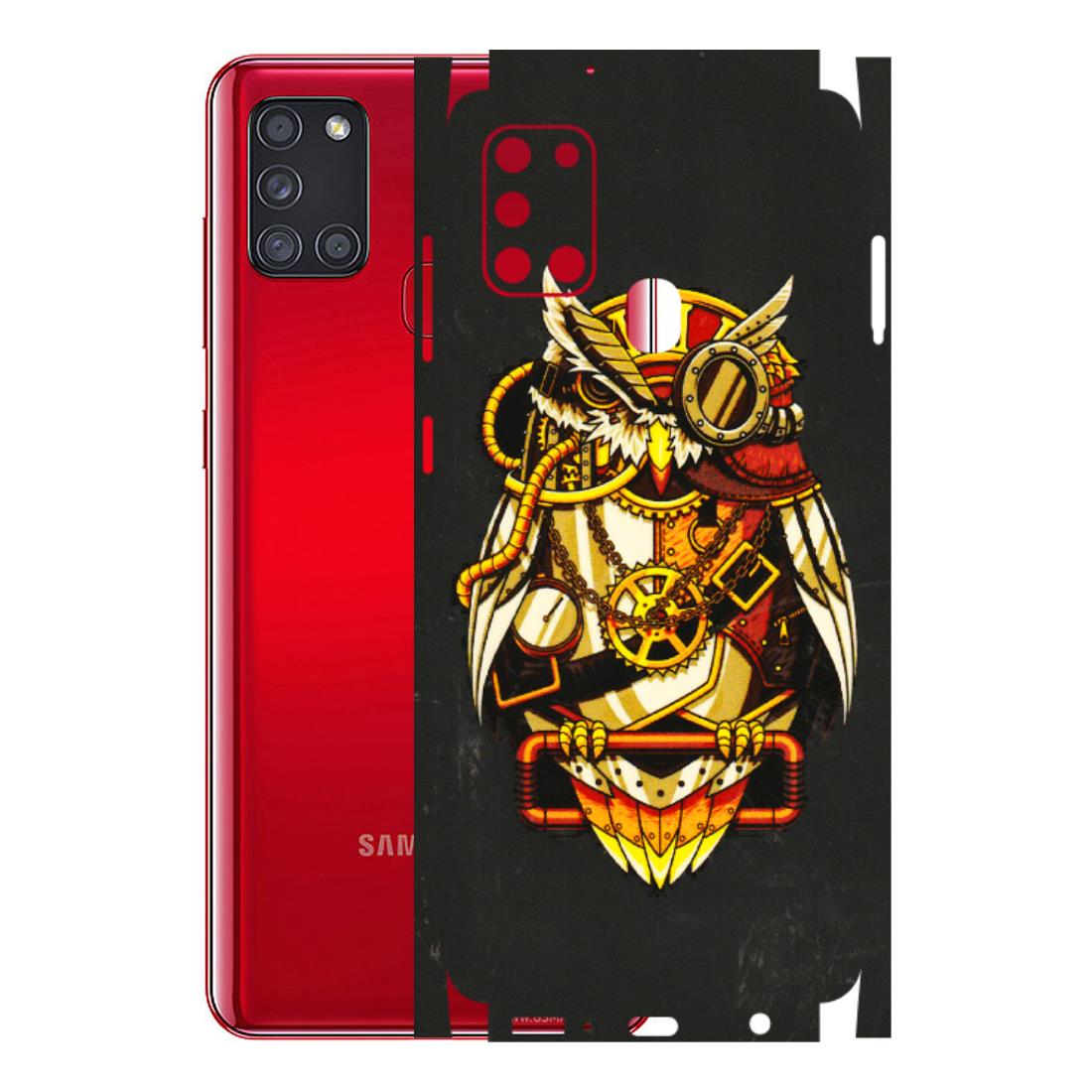 Samsung A/S Series Phone Skins (All Models) - Classy Smart Owl - 3D Embossed Finish (L-144) Samsung Galaxy A21S