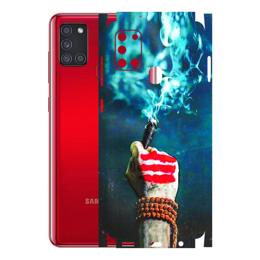 Samsung A/S Series Phone Skins (All Models) - Mahadev Bhakt - 3D Embossed Finish (L-146) Samsung Galaxy A21S