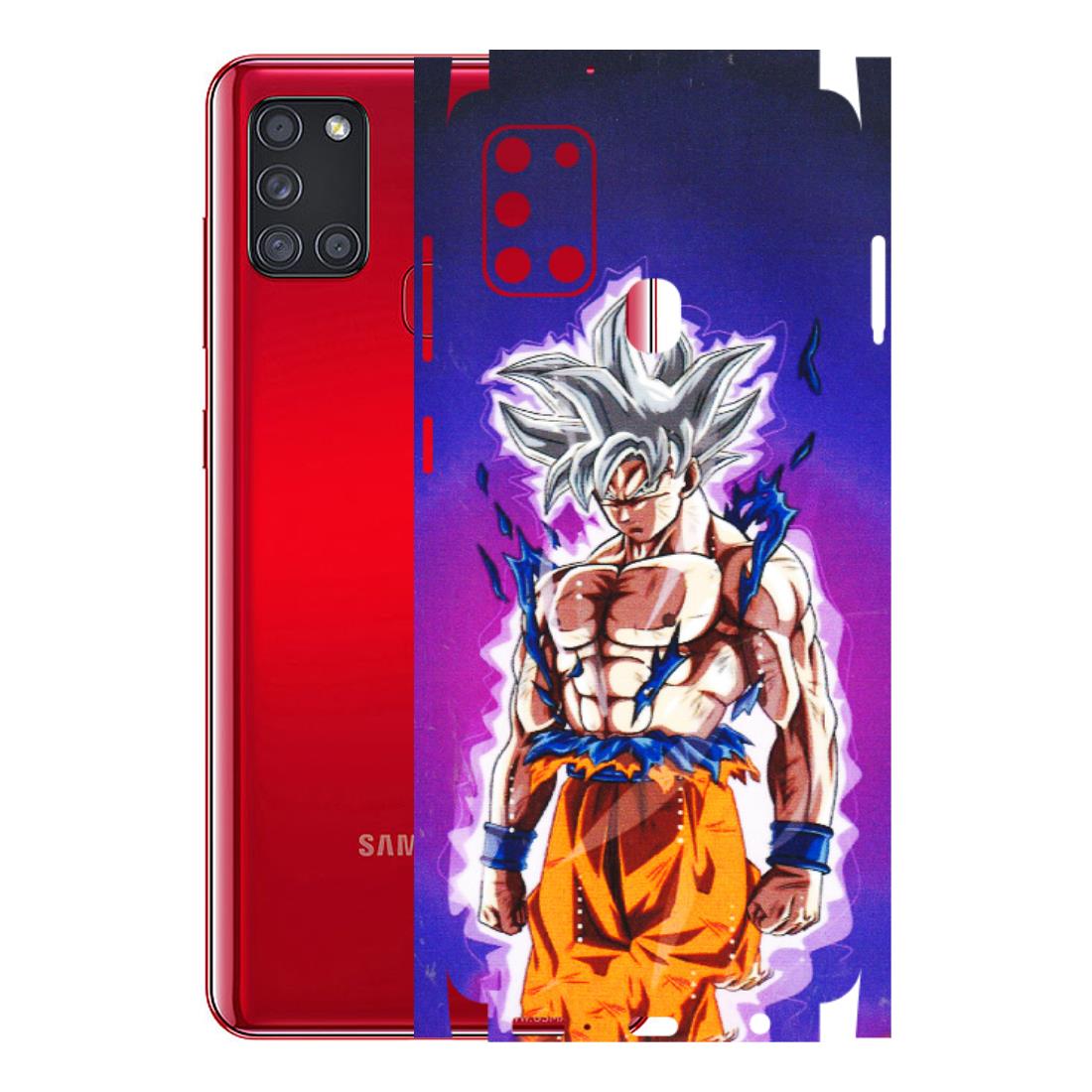 Samsung A/S Series Phone Skins (All Models) - Goku Purple Anime - 3D Embossed Finish (L-147) Samsung Galaxy A21S