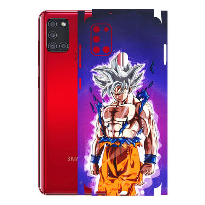 Samsung A/S Series Phone Skins (All Models) - Goku Purple Anime - 3D Embossed Finish (L-147) Samsung Galaxy A21S