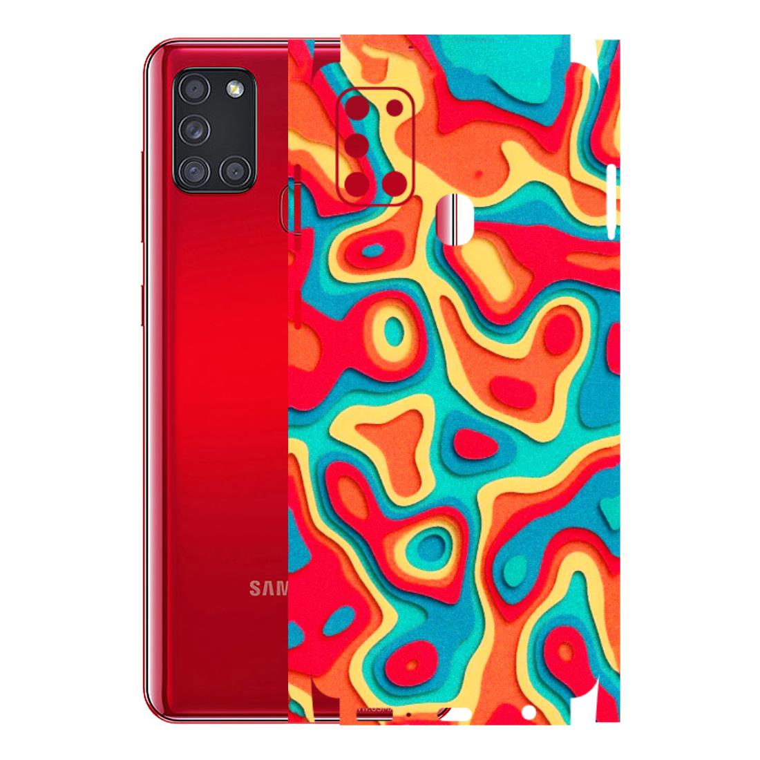 Samsung A/S Series Phone Skins (All Models) - Abstract Swirl - 3D Embossed Finish (L-150) Samsung Galaxy A21S
