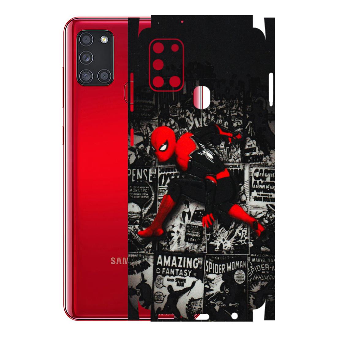 Samsung A/S Series Phone Skins (All Models) - SpiderMan New - 3D Embossed Finish (L-162) Samsung Galaxy A21S
