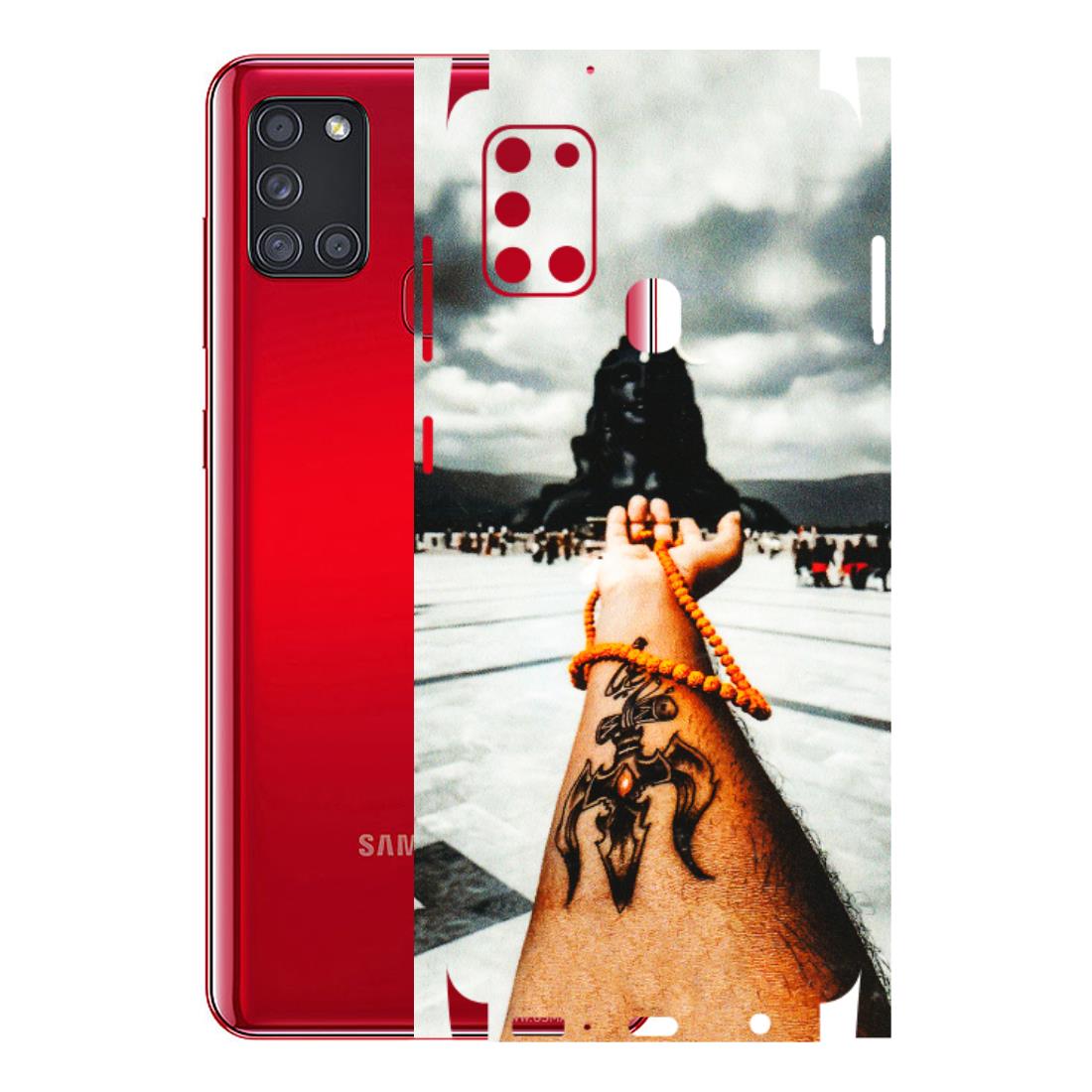 Samsung A/S Series Phone Skins (All Models) - Jai Adiyogi Mahakaal - 3D Embossed Finish (L-164) Samsung Galaxy A21S