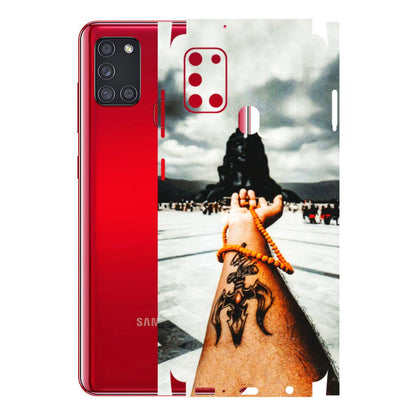 Samsung A/S Series Phone Skins (All Models) - Jai Adiyogi Mahakaal - 3D Embossed Finish (L-164) Samsung Galaxy A21S