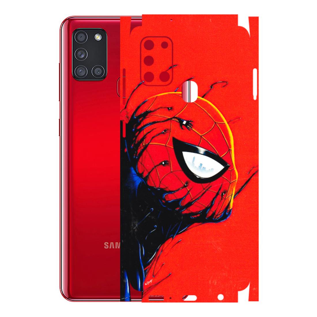Samsung A/S Series Phone Skins (All Models) - Spiderman Face Venom - 3D Embossed Finish (L-165) Samsung Galaxy A21S