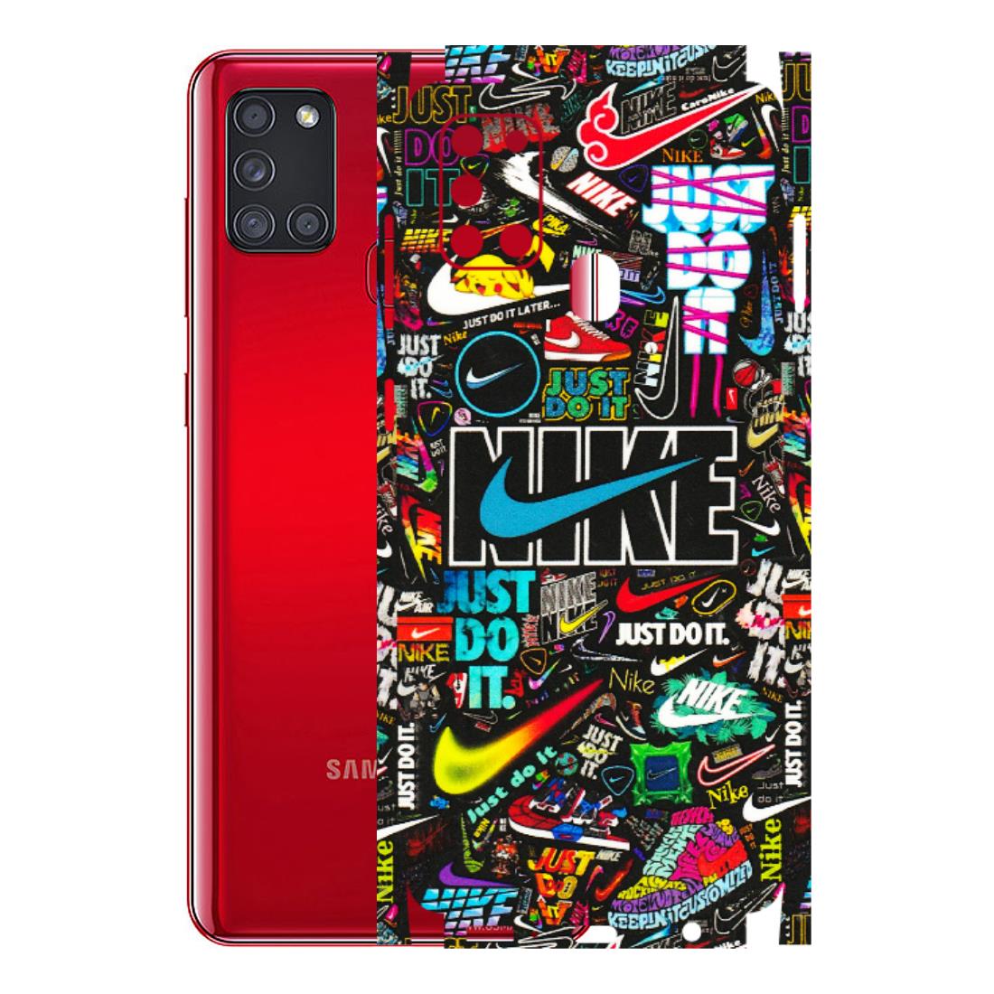 Samsung A/S Series Phone Skins (All Models) - Just Do It Doodles - 3D Embossed Finish (L-166) Samsung Galaxy A21S