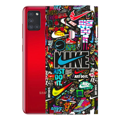 Samsung A/S Series Phone Skins (All Models) - Just Do It Doodles - 3D Embossed Finish (L-166) Samsung Galaxy A21S