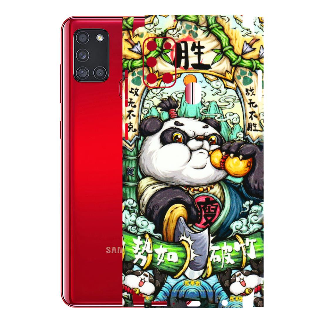 Samsung A/S Series Phone Skins (All Models) - Royal Rich Panda - 3D Embossed Finish (L-170) Samsung Galaxy A21S