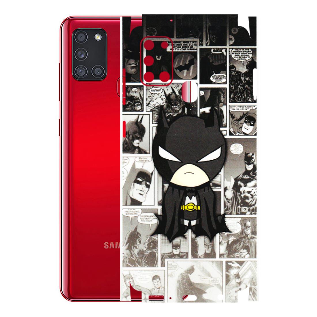 Samsung A/S Series Phone Skins (All Models) - Toon Batman - 3D Embossed Finish (L-182) Samsung Galaxy A21S