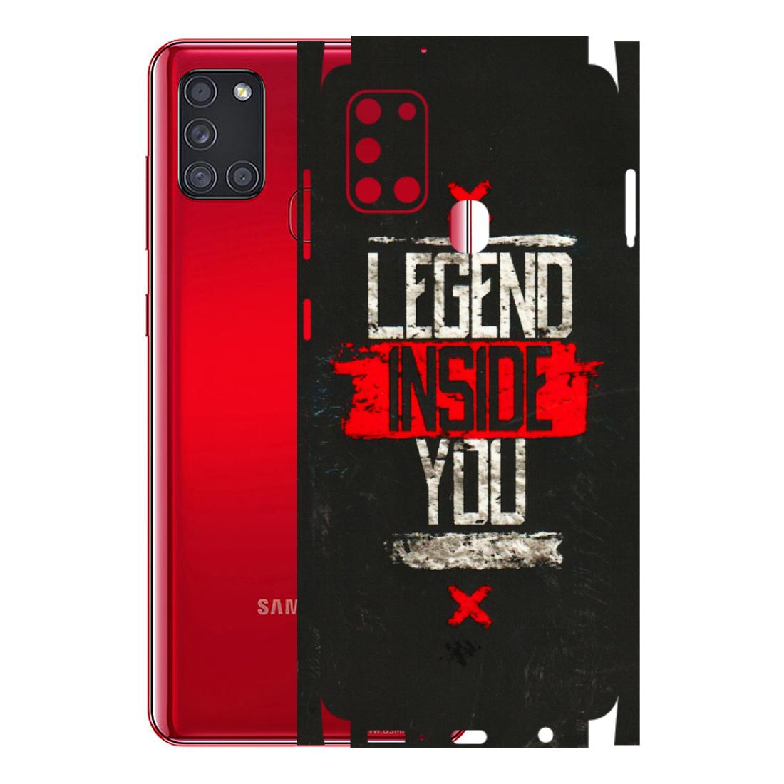 Samsung A/S Series Phone Skins (All Models) - Legend Inside You - 3D Embossed Finish (L-186) Samsung Galaxy A21S