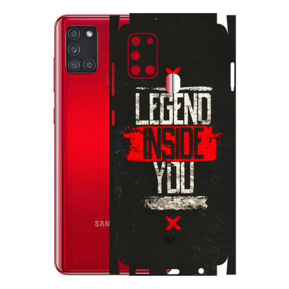Samsung A/S Series Phone Skins (All Models) - Legend Inside You - 3D Embossed Finish (L-186) Samsung Galaxy A21S