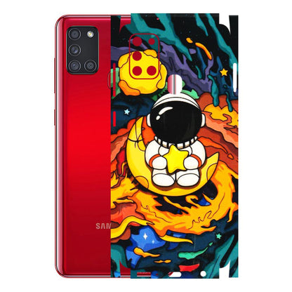Samsung A/S Series Phone Skins (All Models) - Baby Astronaut - 3D Embossed Finish (L-197) Samsung Galaxy A21S