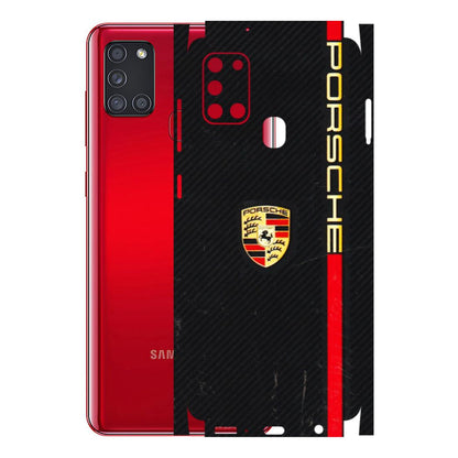 Samsung A/S Series Phone Skins (All Models) - Premium Porsche - 3D Embossed Finish (L-225) Samsung Galaxy A21S