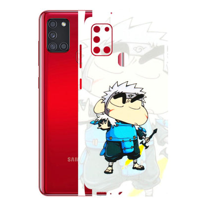 Samsung A/S Series Phone Skins (All Models) - Angry Young Shinchan - 3D Embossed Finish (L-226) Samsung Galaxy A21S