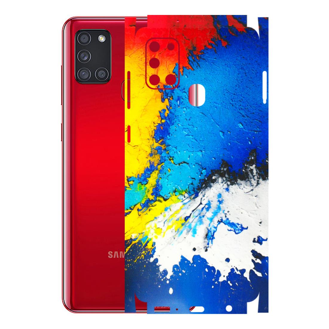 Samsung A/S Series Phone Skins (All Models) - Acrylic Paint Spill - 3D Embossed Finish (L-229) Samsung Galaxy A21S