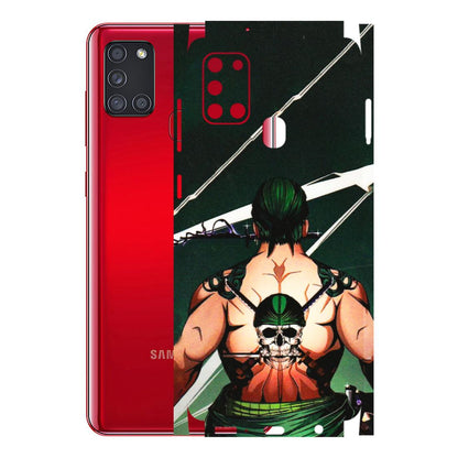 Samsung A/S Series Phone Skins (All Models) - Zoro Anime - 3D Embossed Finish (L-23) Samsung Galaxy A21S