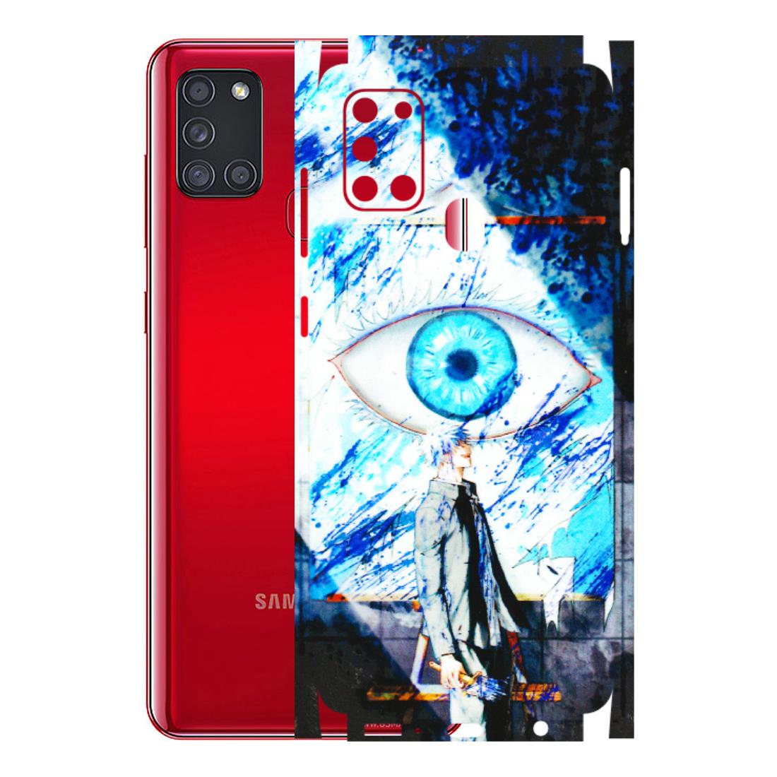 Samsung A/S Series Phone Skins (All Models) - Gojo Satoru evil eye - 3D Embossed Finish (L-239) Samsung Galaxy A21S