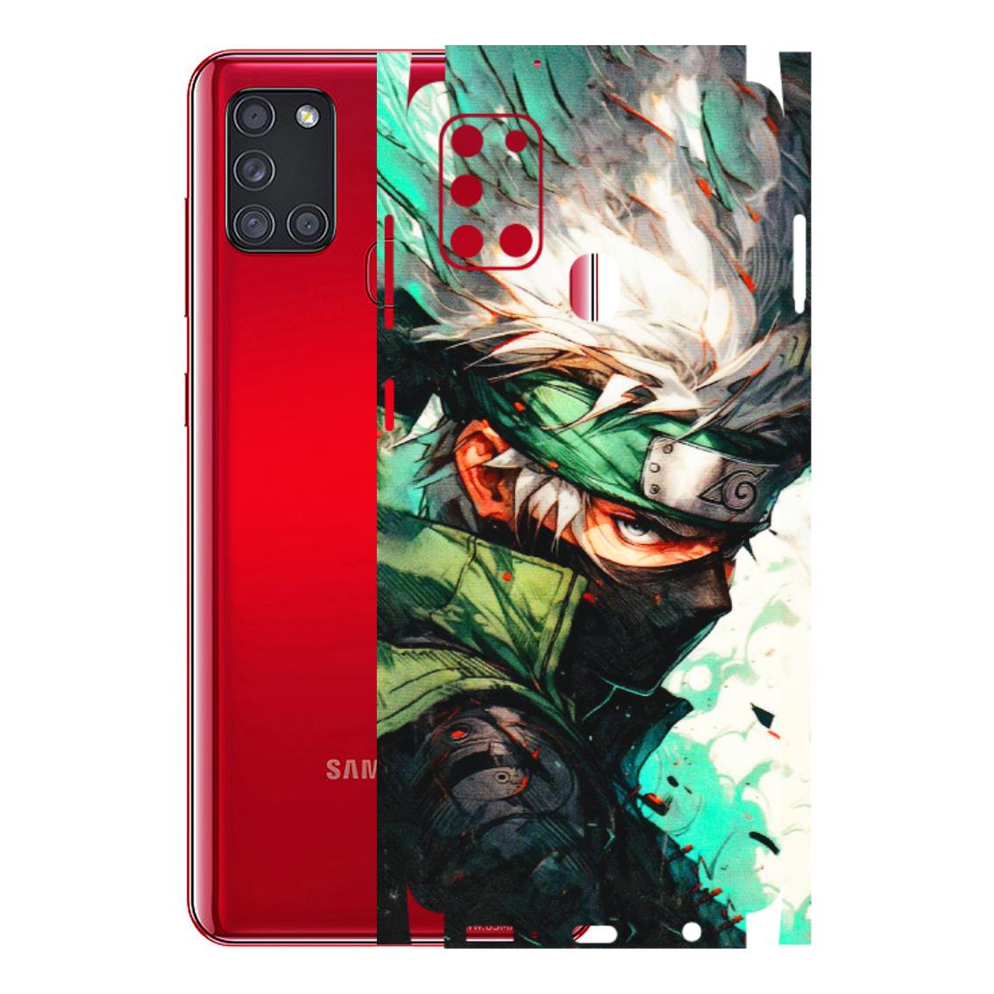 Samsung A/S Series Phone Skins (All Models) - Kakashi Side Profile - 3D Embossed Finish (L-249) Samsung Galaxy A21S