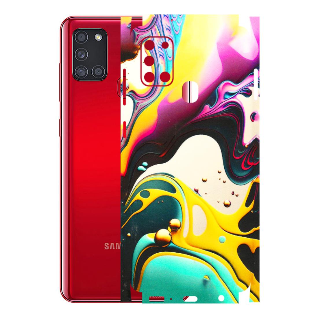 Samsung A/S Series Phone Skins (All Models) - Multicolor Abstract pattern - 3D Embossed Finish (L-254) Samsung Galaxy A21S