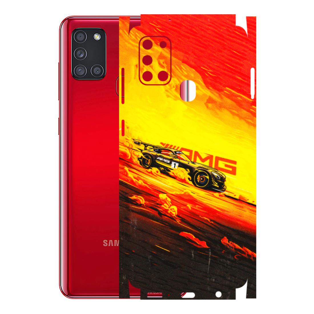 Samsung A/S Series Phone Skins (All Models) - AMG Car Speed Cover - 3D Embossed Finish (L-256) Samsung Galaxy A21S