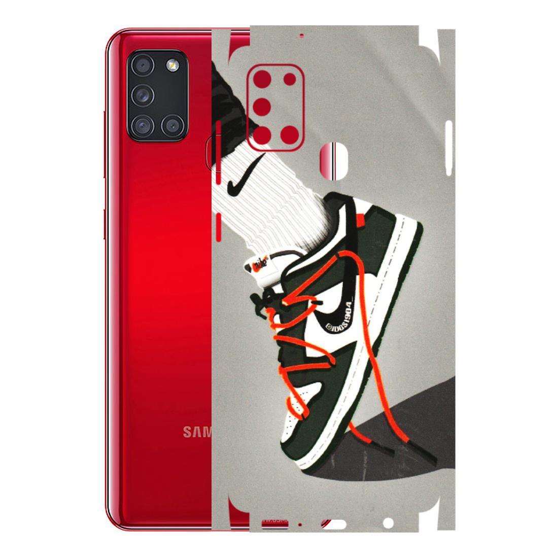 Samsung A/S Series Phone Skins (All Models) - New Grey Sneaker - 3D Embossed Finish (L-261) Samsung Galaxy A21S