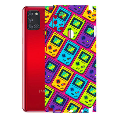 Samsung A/S Series Phone Skins (All Models) - Gameboy Colourful - 3D Embossed Finish (L-266) Samsung Galaxy A21S