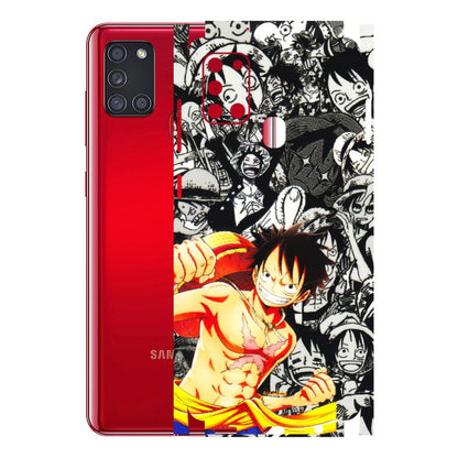 Samsung A/S Series Phone Skins (All Models) - Anime Comics Games Doodles - 3D Embossed Finish (L-27) Samsung Galaxy A21S