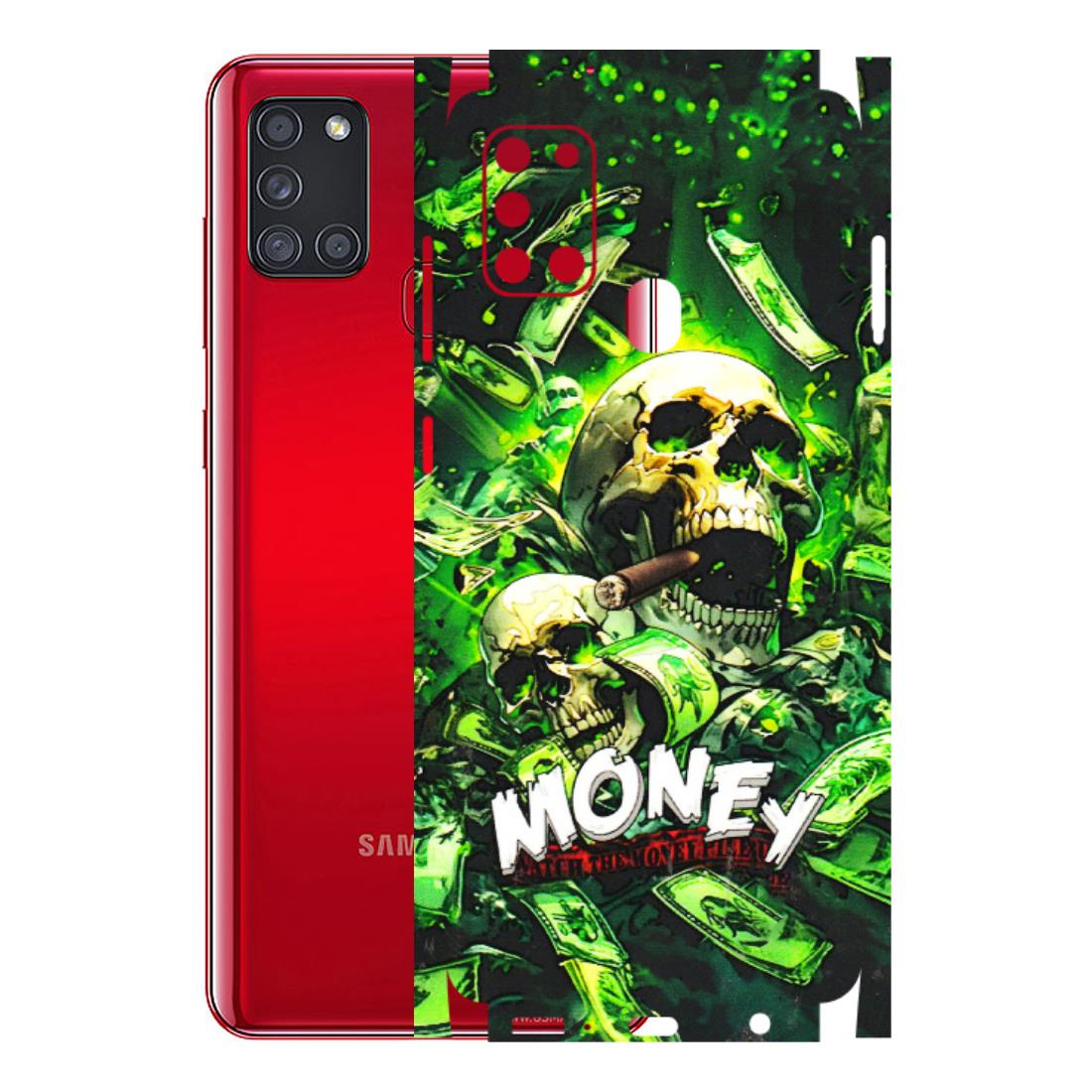 Samsung A/S Series Phone Skins (All Models) - Skull Money - 3D Embossed Finish (L-303) Samsung Galaxy A21S