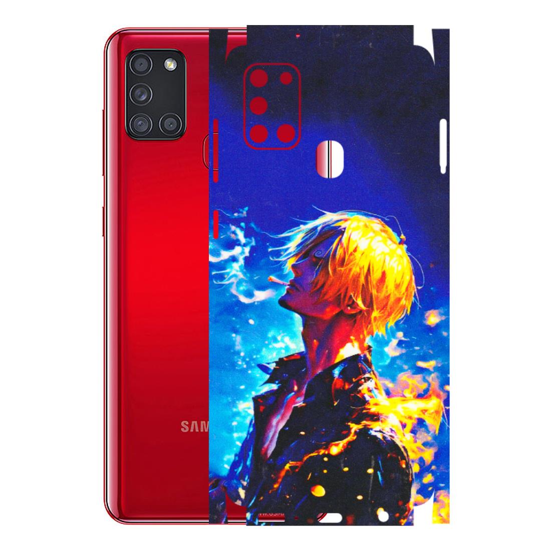 Samsung A/S Series Phone Skins (All Models) - Sanji Vinsmoke One Piece - 3D Embossed Finish (L-319) Samsung Galaxy A21S