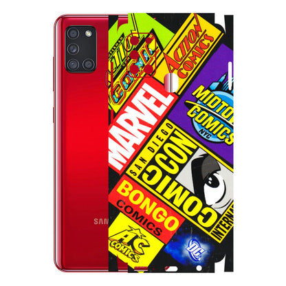 Samsung A/S Series Phone Skins (All Models) - Bongo Comic Con - 3D Embossed Finish (L-325) Samsung Galaxy A21S