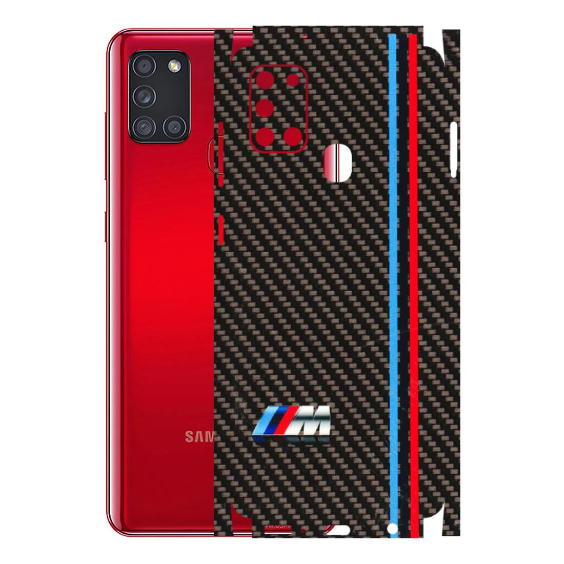 Samsung A/S Series Phone Skins (All Models) - BM Carbon Fiber Feels - 3D Embossed Finish (L-38) Samsung Galaxy A21S