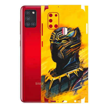 Samsung A/S Series Phone Skins (All Models) - Yellow Panther - 3D Embossed Finish (L-54) Samsung Galaxy A21S