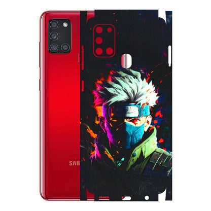 Samsung A/S Series Phone Skins (All Models) - Anime Cool Character - 3D Embossed Finish (L-59) Samsung Galaxy A21S