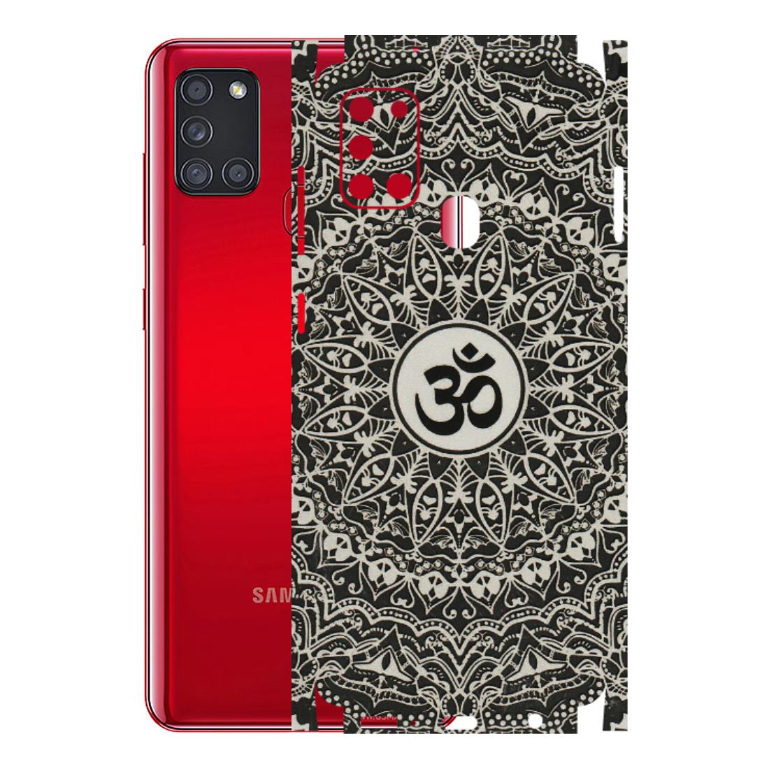 Samsung A/S Series Phone Skins (All Models) - Aum Elegant Mandala - 3D Embossed Finish (L-62) Samsung Galaxy A21S