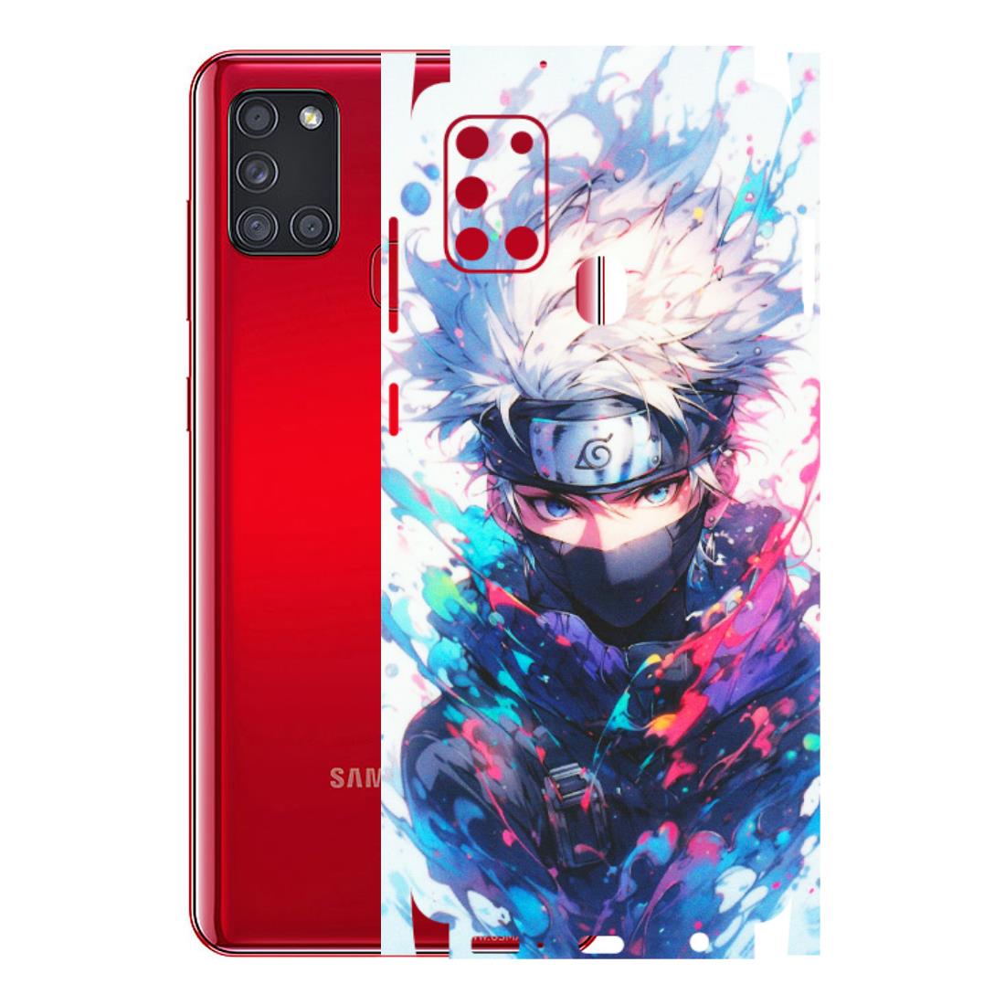 Samsung A/S Series Phone Skins (All Models) - Naruto Face Mask - Matte Finish (M-03) Samsung Galaxy A21S