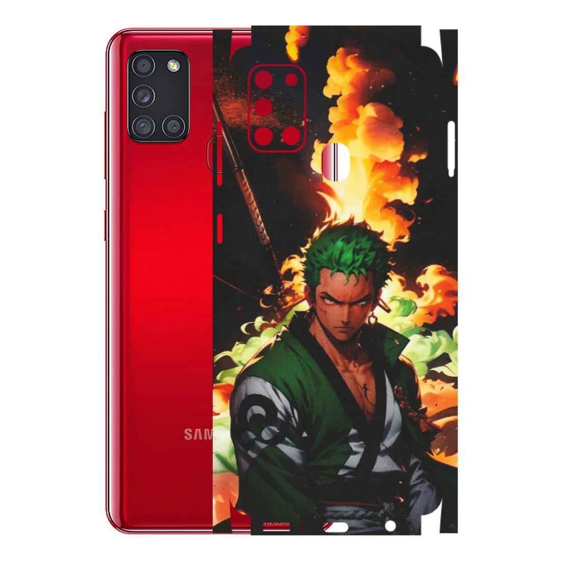 Samsung A/S Series Phone Skins (All Models) - Roronoa Zoro - Matte Finish (M-102) Samsung Galaxy A21S