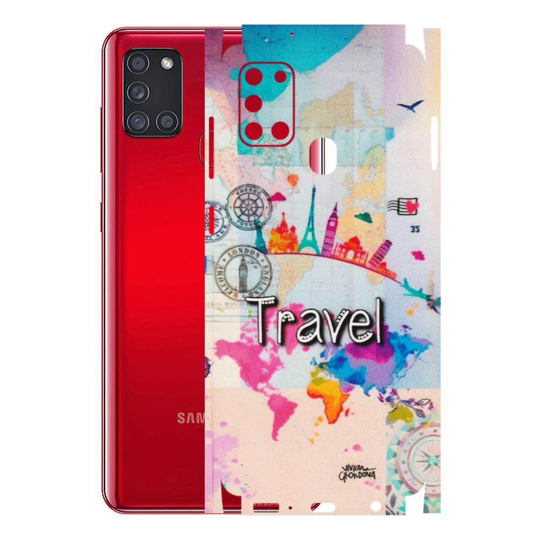 Samsung A/S Series Phone Skins (All Models) - Travel The Wonders - Matte Finish (M-108) Samsung Galaxy A21S