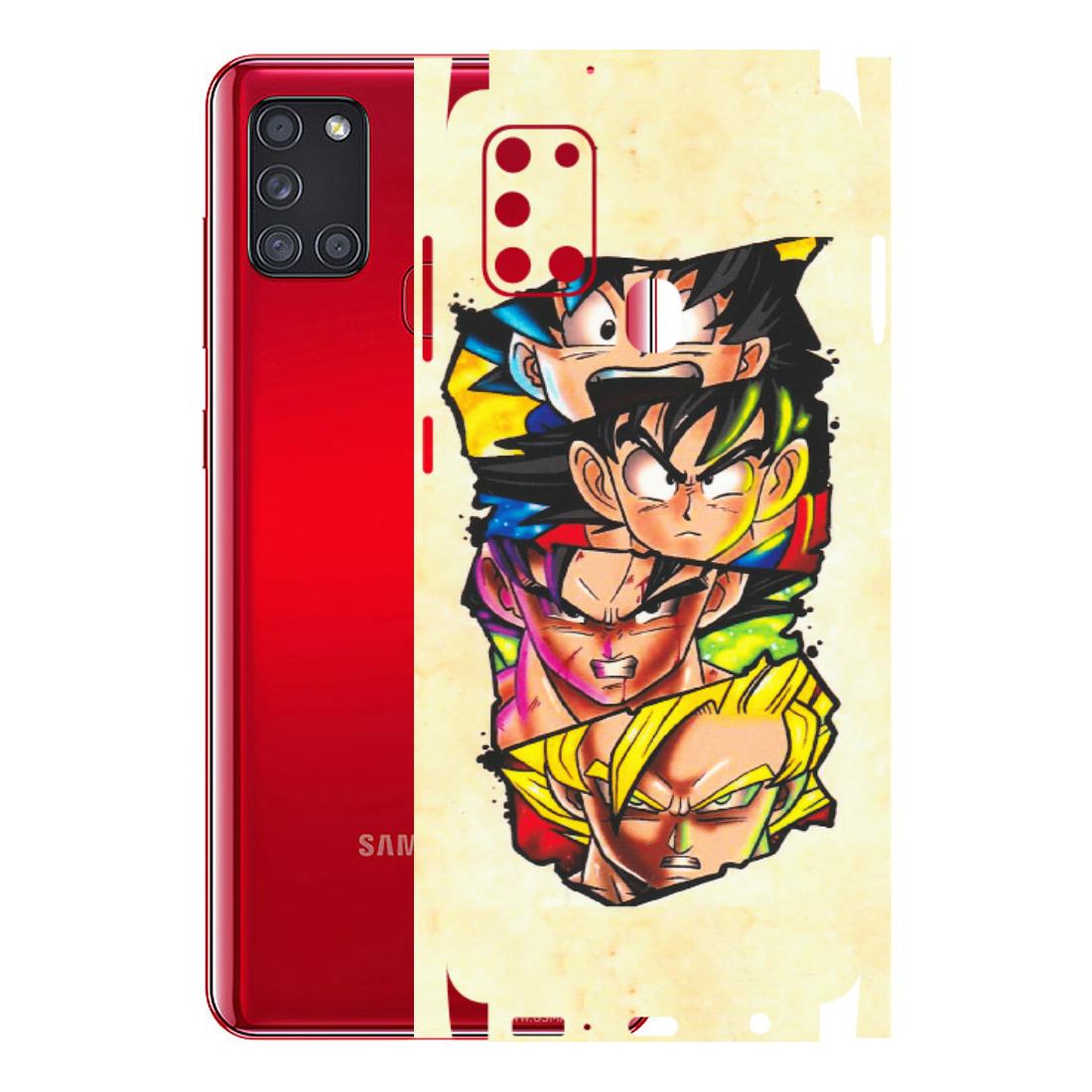 Samsung A/S Series Phone Skins (All Models) - Angry Multi Anime - Matte Finish (M-113) Samsung Galaxy A21S