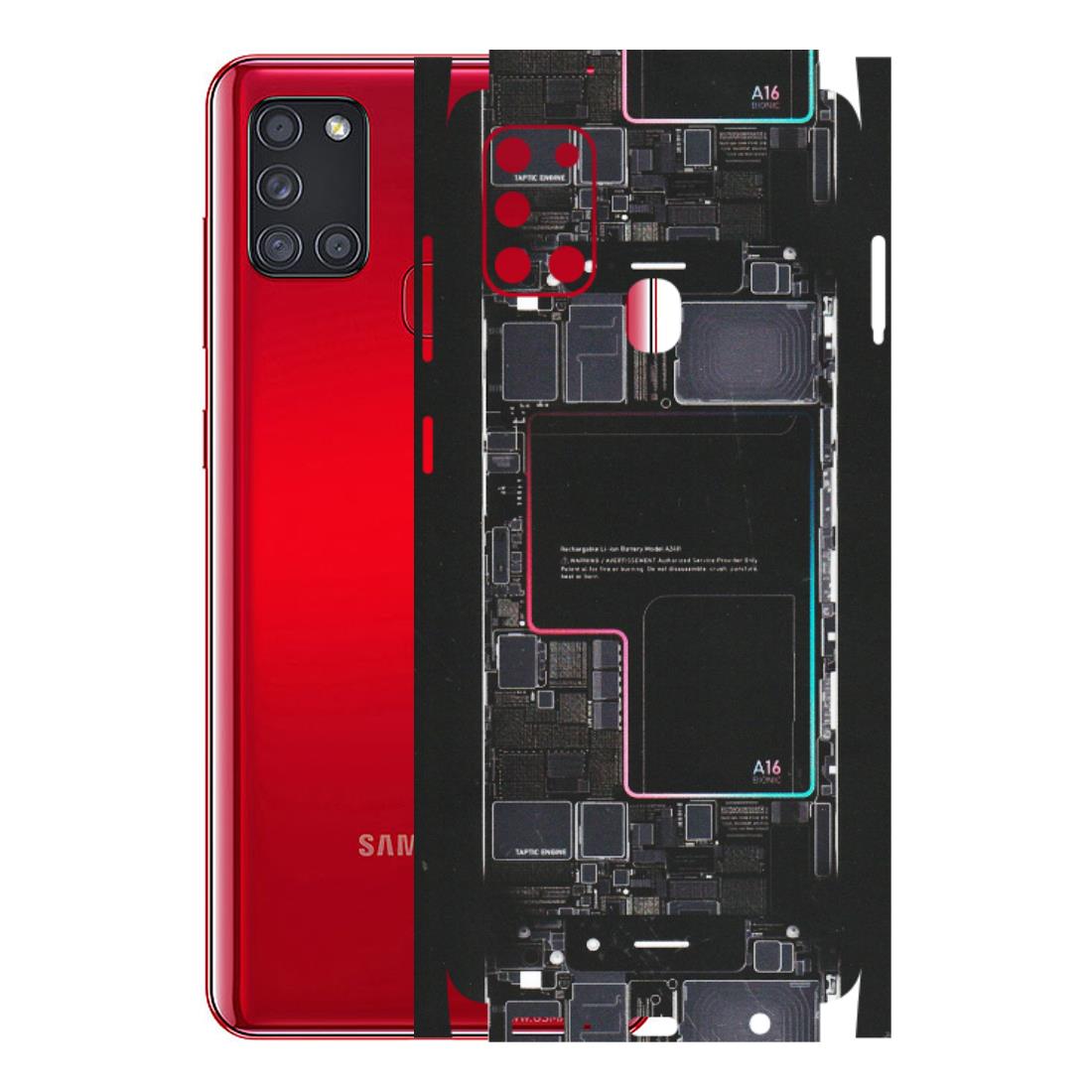 Samsung A/S Series Phone Skins (All Models) - Motherboard Circuit Layout - Matte Finish (M-117) Samsung Galaxy A21S