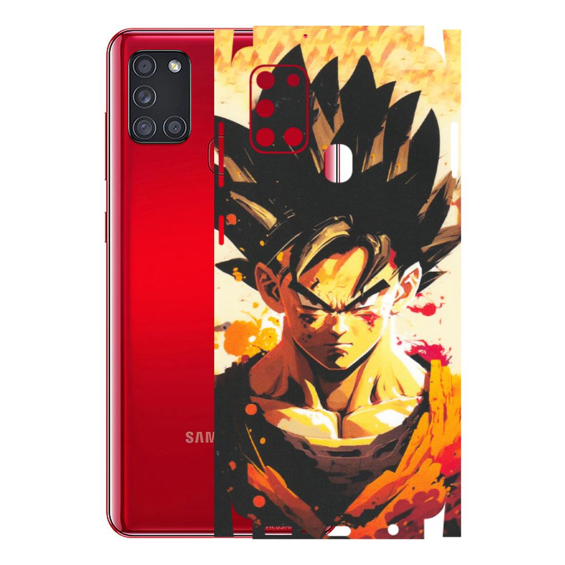 Samsung A/S Series Phone Skins (All Models) - Angry Goku - Matte Finish (M-12) Samsung Galaxy A21S