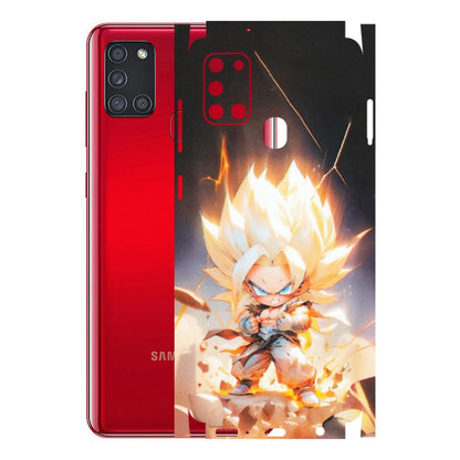 Samsung A/S Series Phone Skins (All Models) - Goku Dragon Cute Anime - Matte Finish (M-131) Samsung Galaxy A21S