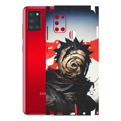Samsung A/S Series Phone Skins (All Models) - Obito Uchiha Cool Anime - Matte Finish (M-134) Samsung Galaxy A21S