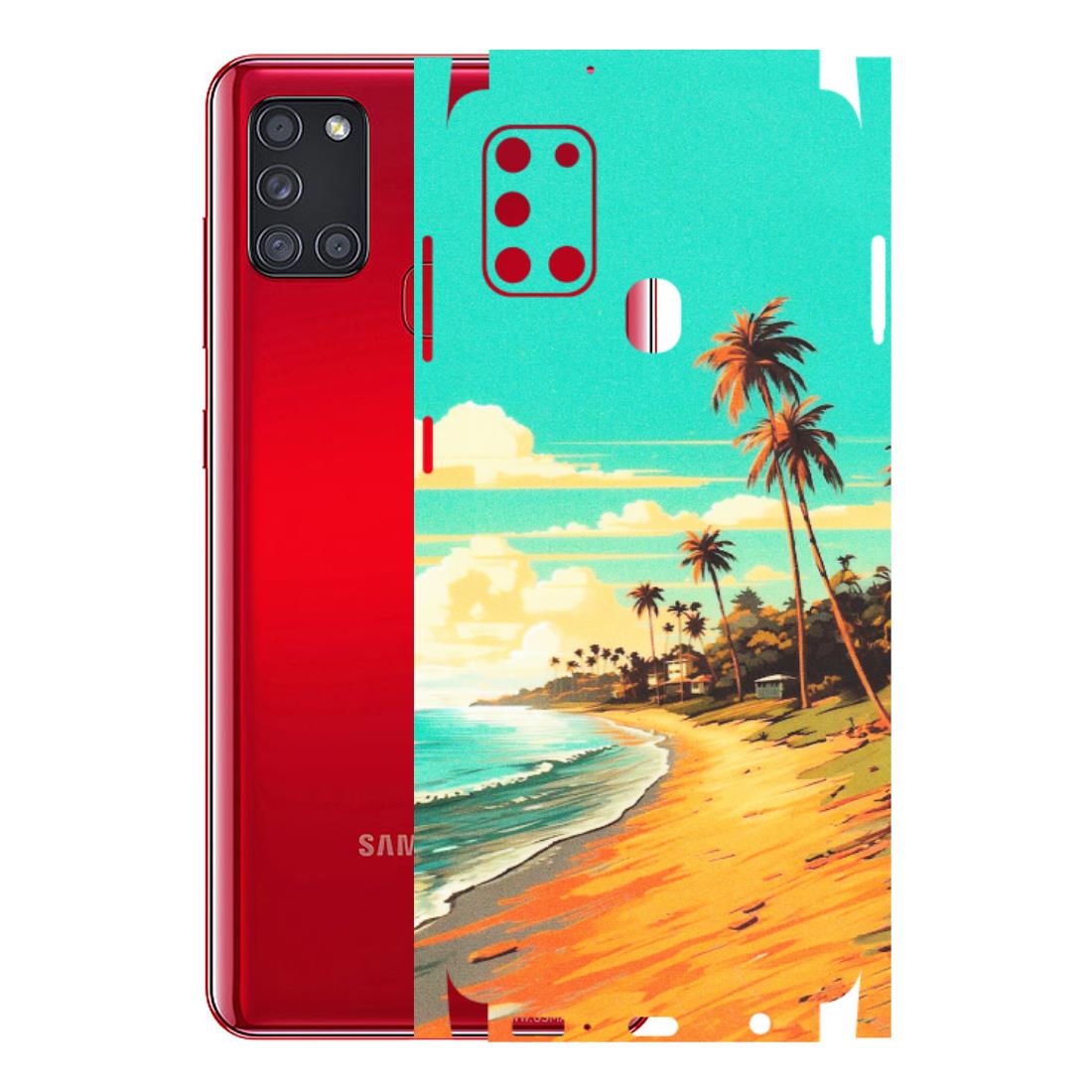 Samsung A/S Series Phone Skins (All Models) - Miami Beach - Matte Finish (M-136) Samsung Galaxy A21S