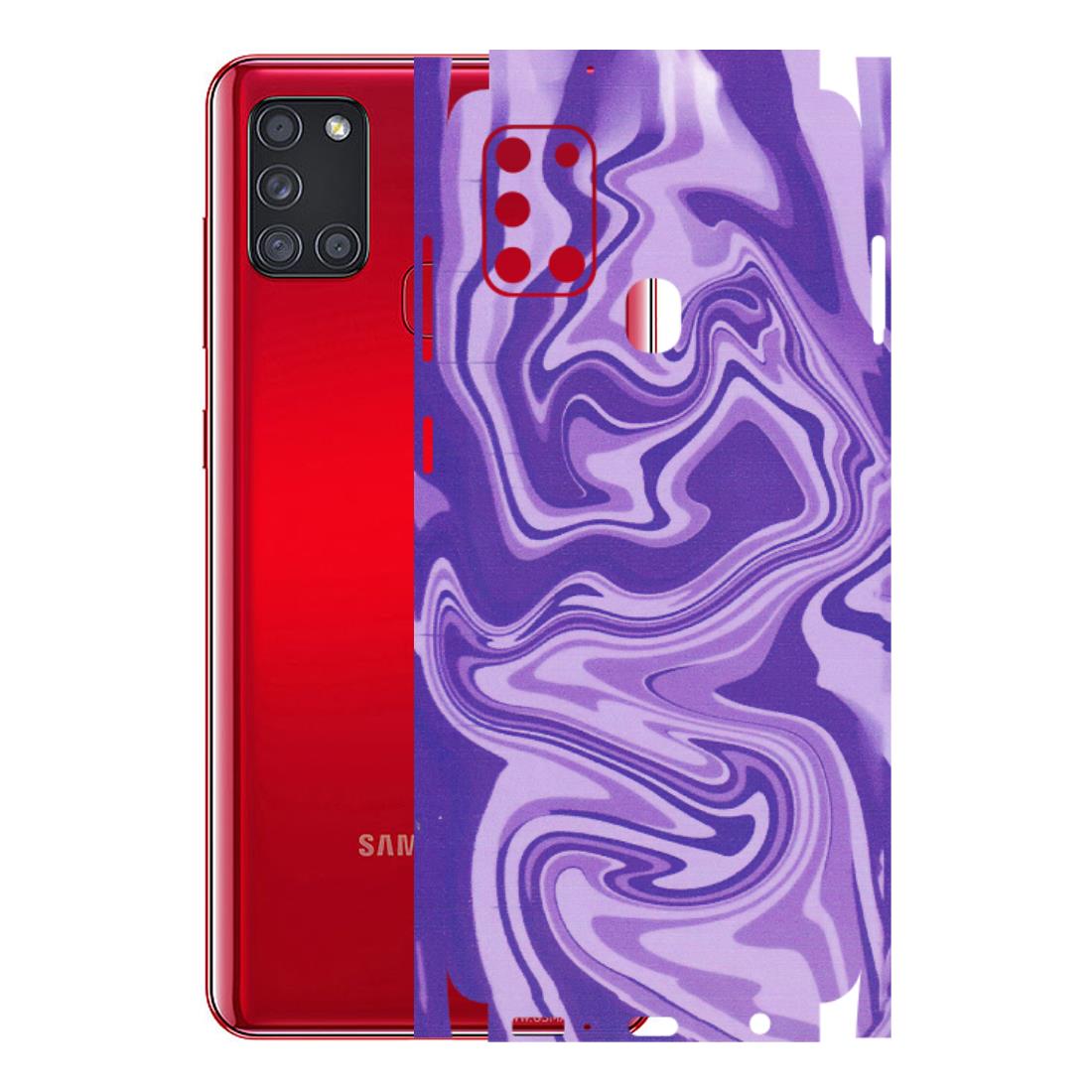 Samsung A/S Series Phone Skins (All Models) - Hazy Purple Nights - Matte Finish (M-14) Samsung Galaxy A21S